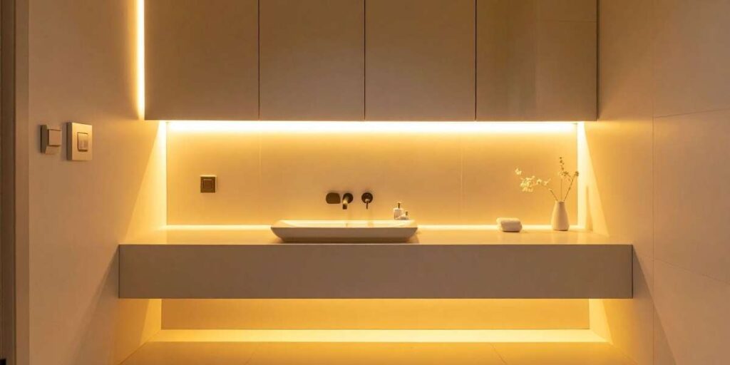 un Éclairage LED nocturne